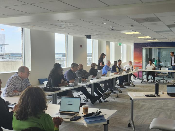 Training class in the Horizons Innovation Lab